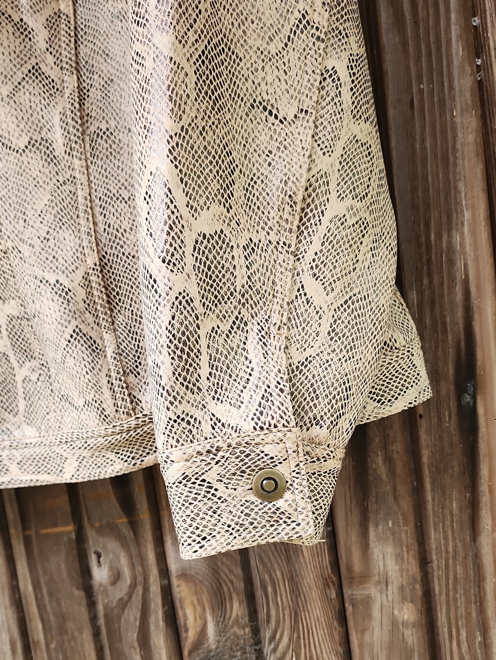 Ruby Rd. Womens Snake Skin Jacket - Picture 3 of 6